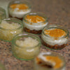 Mulled Wine Granita with Pina Colada Dessert
