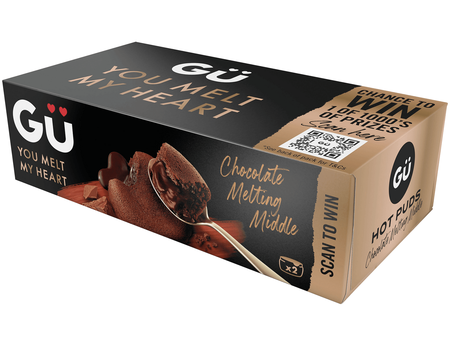 pack gu chocolate melting middle hot puds