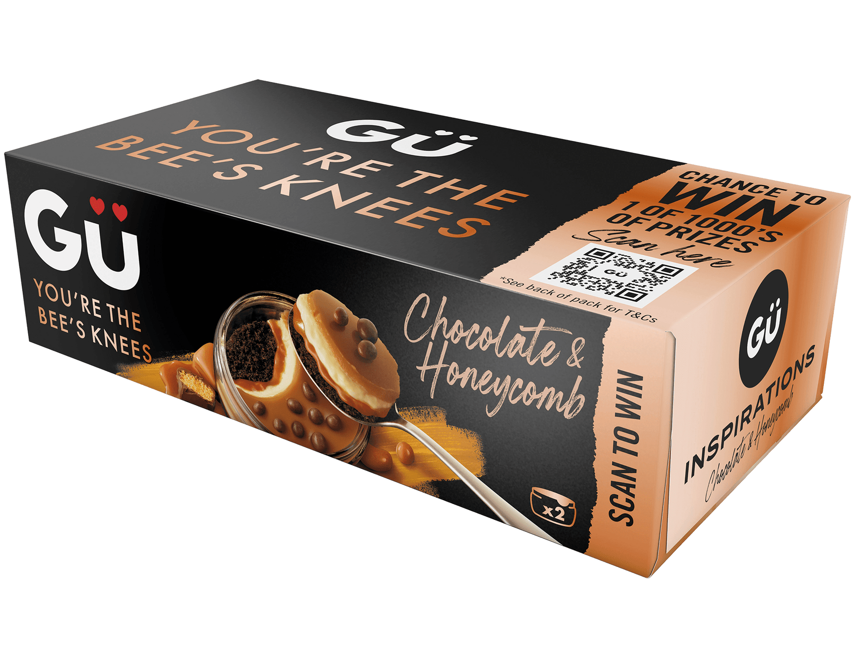 pack gu inspirations chocolate & honeycomb treats