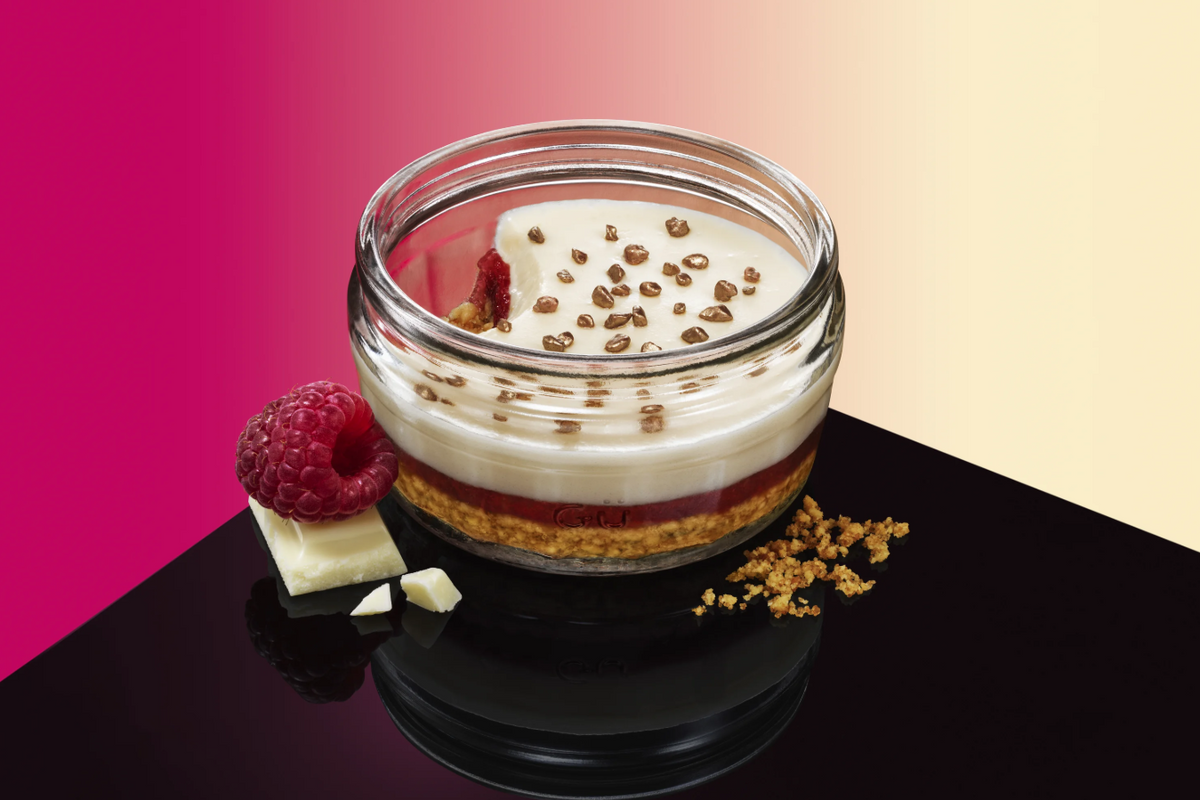 White Chocolate & Raspberry Cheesecake – Gu Desserts