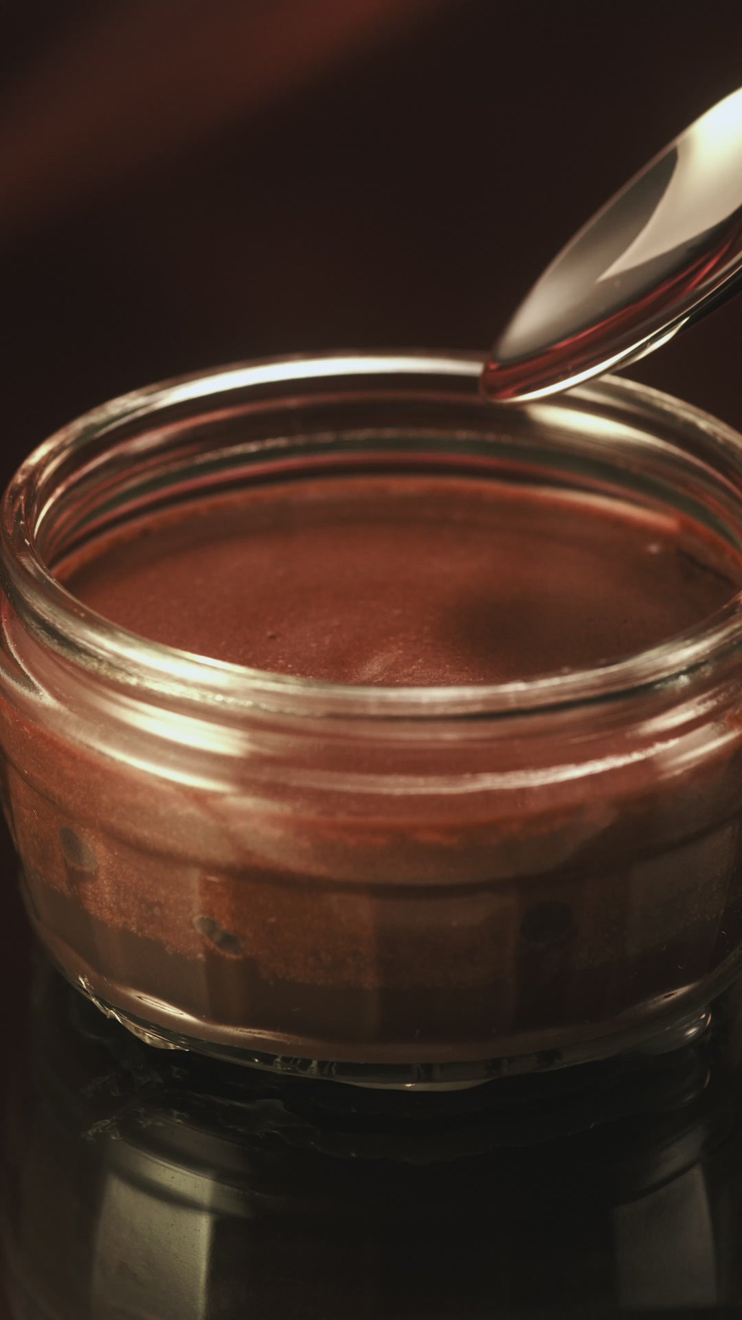 Dark Chocolate Mousse with Ganache