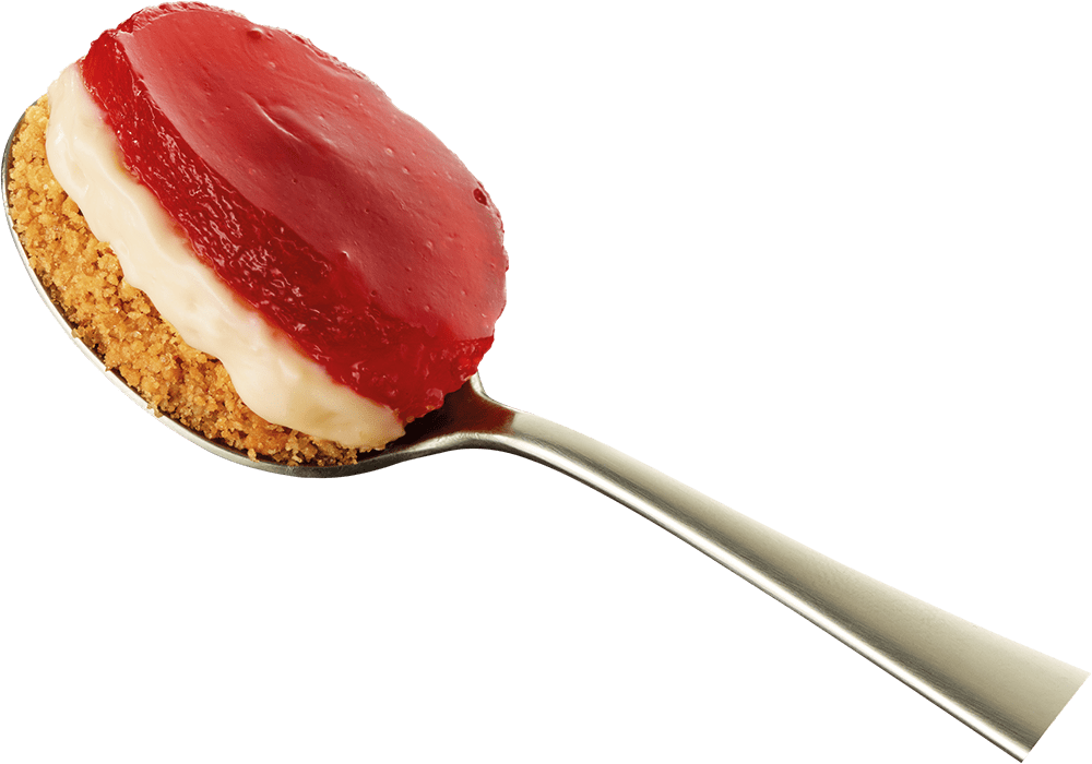 spoon-image gu wild strawberry and clotted cream cheesecake