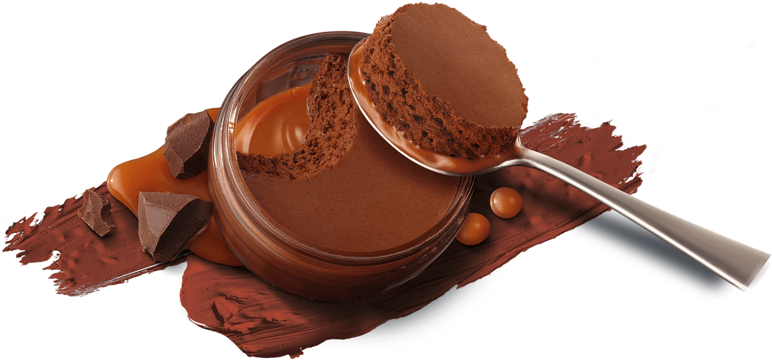 gu dark chocolate and salted caramel mousse